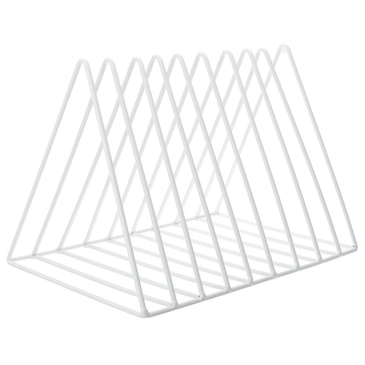 Jern bogreol magasin aviser display stand vintage organizer holder kontorindretning bogholder bogstøtter