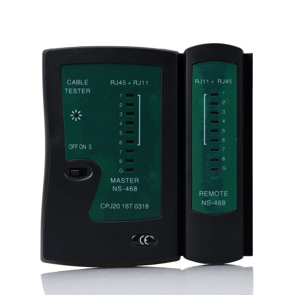 Network Cable Tester Lan tester RJ45 Cat 5 / Cat 5e / Cat 6 / UTP cables with RJ-11 & RJ-45