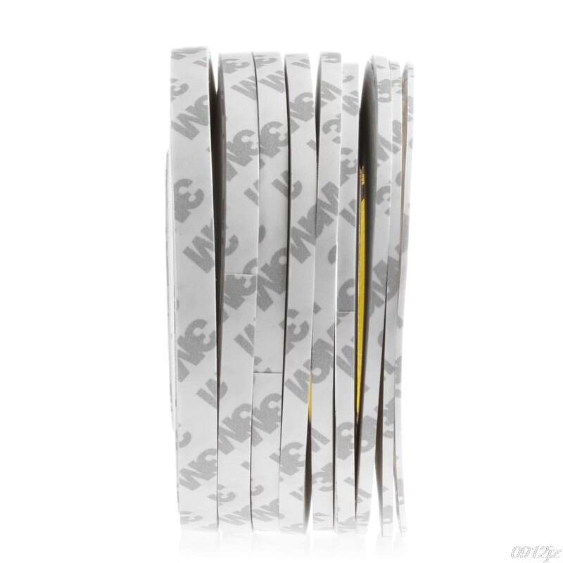 3M Strong Sticky Double Sided Adhesive Tape 2mm-10mm 50m Length For Home Hardware