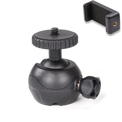 Camera Mini Statief Hoofd Dv 1? Inch Schroef Statief Bal Hoofd Video Fotografie Universele Mini Ball Head Zhiyun Feiyu Accessoires: Black