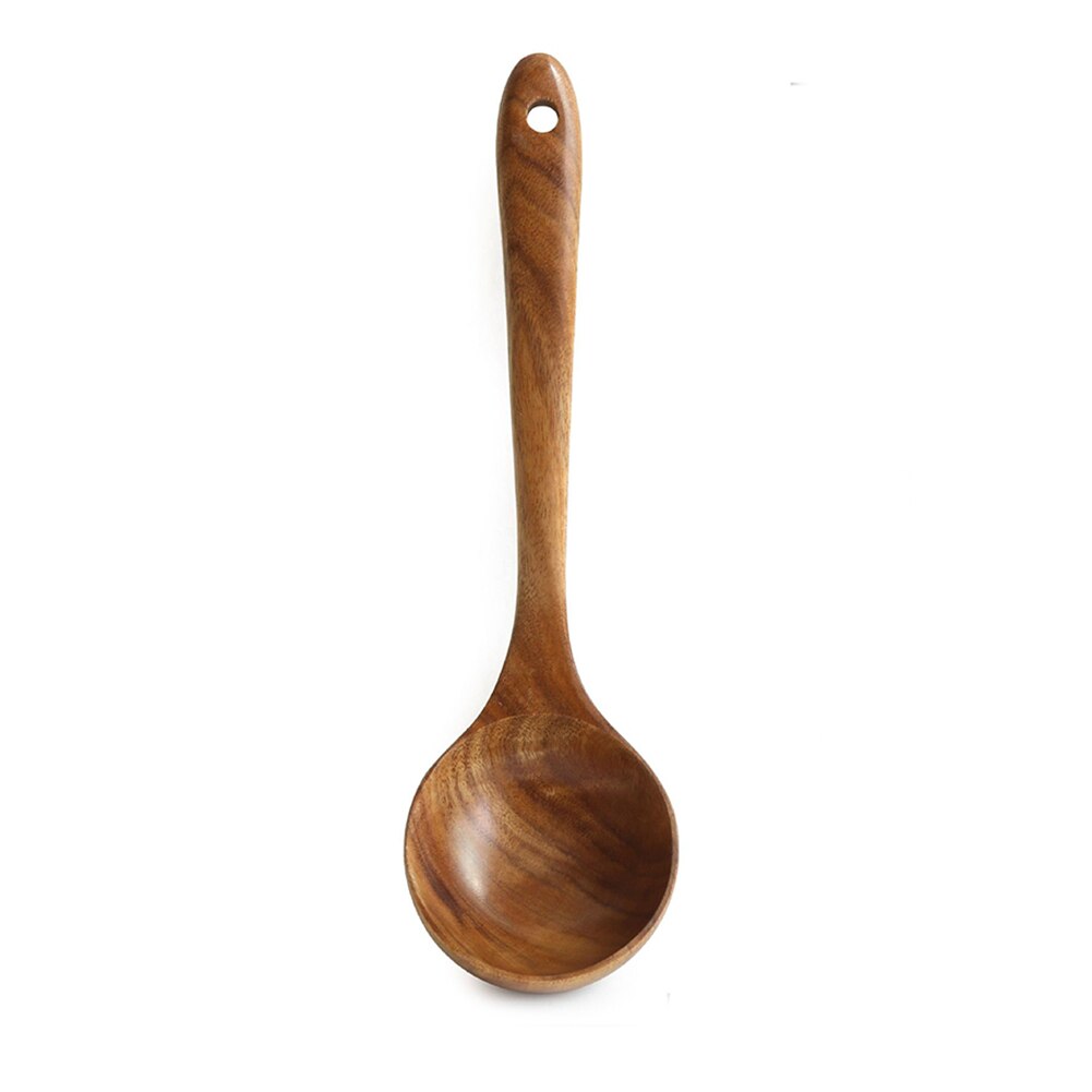 Cuillères spatule en bois | Ustensiles de cuisine, rétro en bois, ustensiles de cuisine domestiques, ustensiles de cuisine, cuillères légères, ustensiles de cuisine avec trou de suspension 7 Types: 3