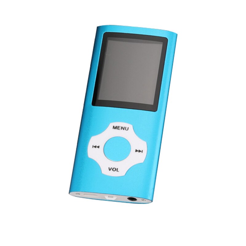 Draagbare Mini Fm Radio Mp3 Mp4 Speler 32G Met 1.8 "Lcd Ondersteuning Music Video Media Mp3 Mp4 Speler voor Ipod Stijl: Blauw