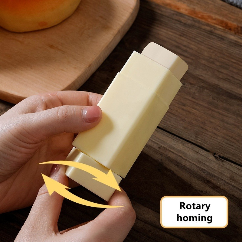 Esparcidor de mantequilla portátil, herramienta para hornear PP fácil de rotar, accesorios de cocina