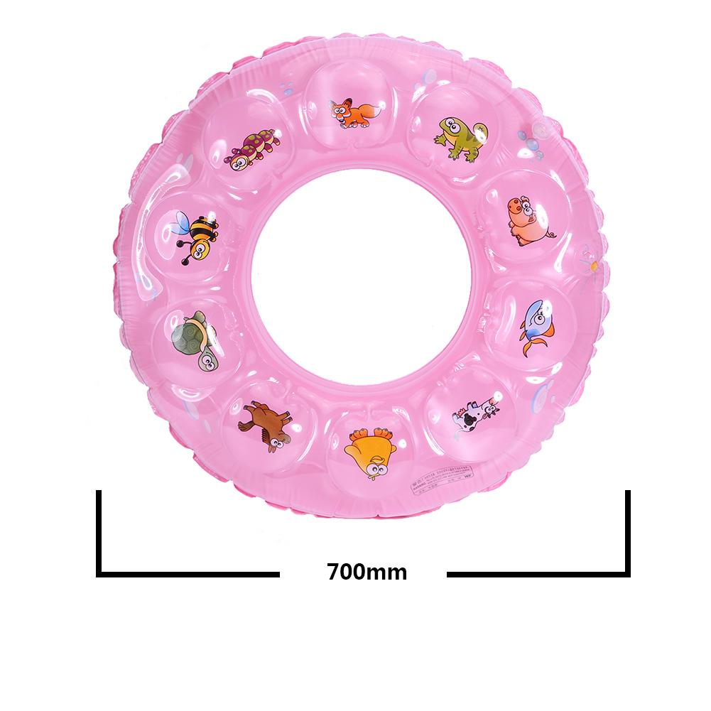 55/65/75cm Diameter Cartoon Pattern Air Inflatable Float Raft Circles PVC Swimming Rings Water Sports Products