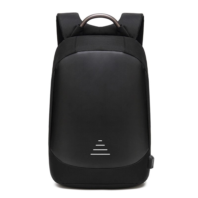 Männer Wasserdichte Anti diebstahl Laptop Rucksäcke Modernistischen Blick Wasserdicht mit USB Lade Port 15,6 Notebook Reise Rucksack