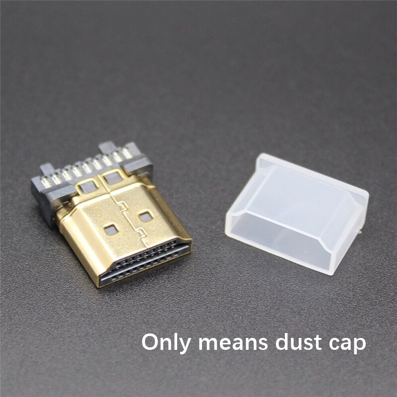 100Pc Stofkap Voor Hdmi Plug Tv Hd Kabel Interface Transparante Beschermende Cap Hdmi Male Stofkap Anti Oxidatie