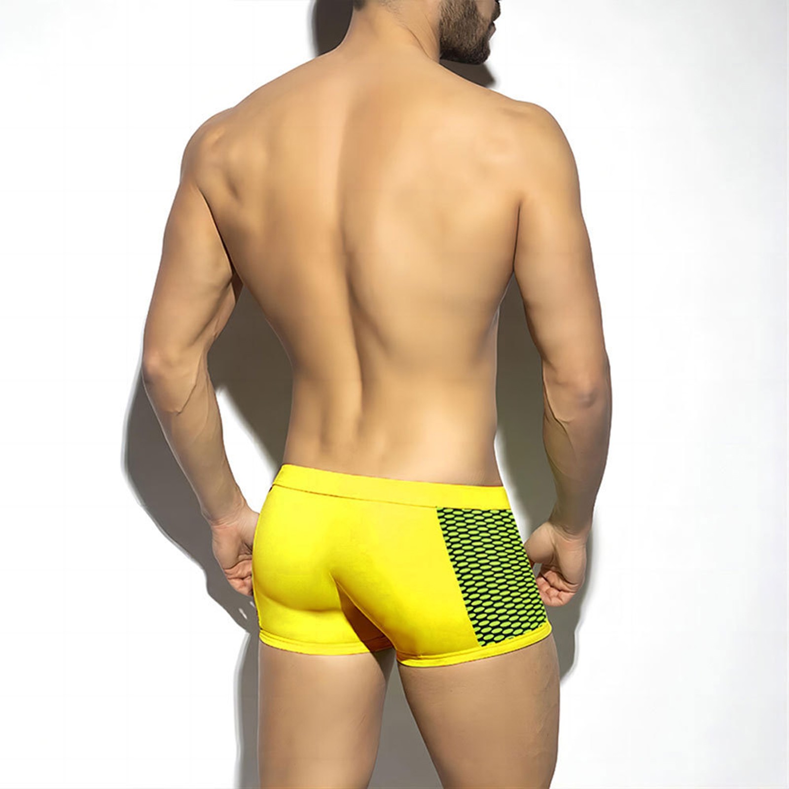 Heren boxershorts met vullingen Sexy strandshorts Sneldrogende sportzwemboxers Strandsurfshorts Mode Mannelijke zwembroek