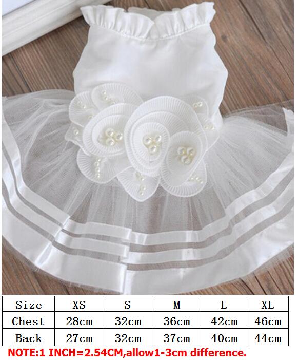 Vestido de boda de lujo para perros y gatos, falda para cachorros, tutú para mascotas, suministros para disfraces de novia, varias princesas, XS a 4XL: Style 6 / L