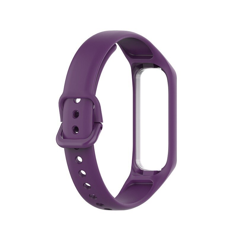 Essidi Soft Silicone Bands For Samsung Galaxy Watch Fit e R375 Smart Bracelet Wrist Band Strap For Samsung Galaxy Fit e Correa: Purple