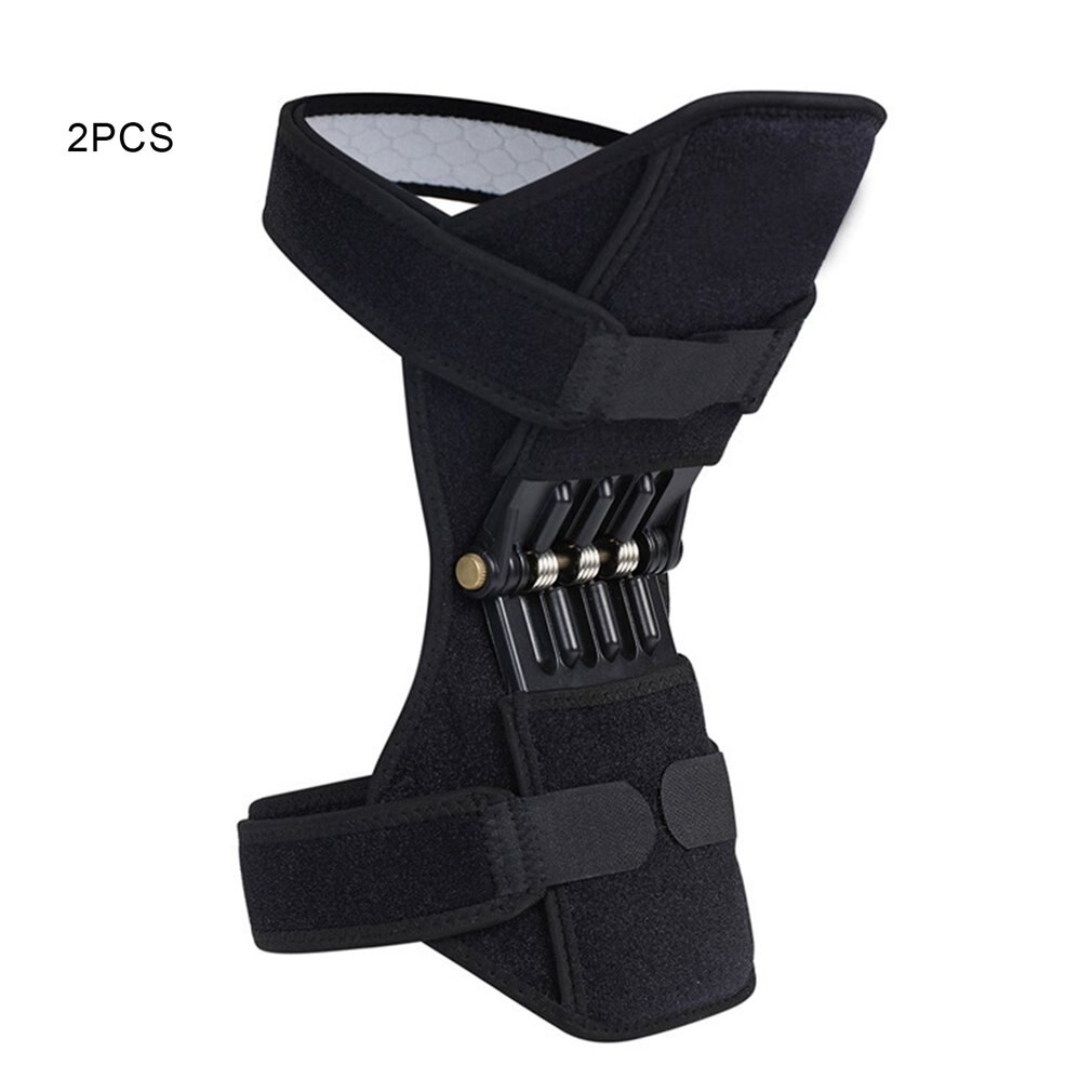 Gemeinsame Unterstützung Gerät befestigen Knie Pads Booster Aufzug Hocken Sport Energie Frühling Kraft Lauf Knie Booster