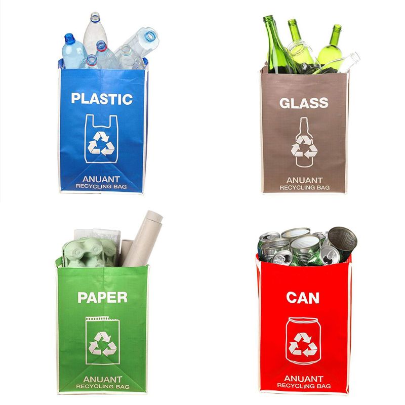 trennen Recycling Abfall Behälter Taschen für Küche Büro in Heimat - recyceln Müll Müll Sortierung Mülleimer Organizer Wasserdicht