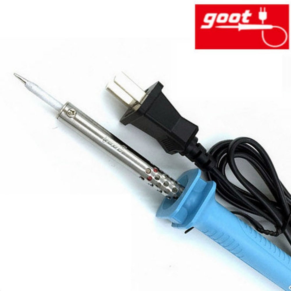 Soldador eléctrico KS de Japón GOOT, herramienta de reparación de soldadura duradera, ligera, de calefacción rápida, de 110V/220V, 30W, 40W, 60W, 80W y 100W