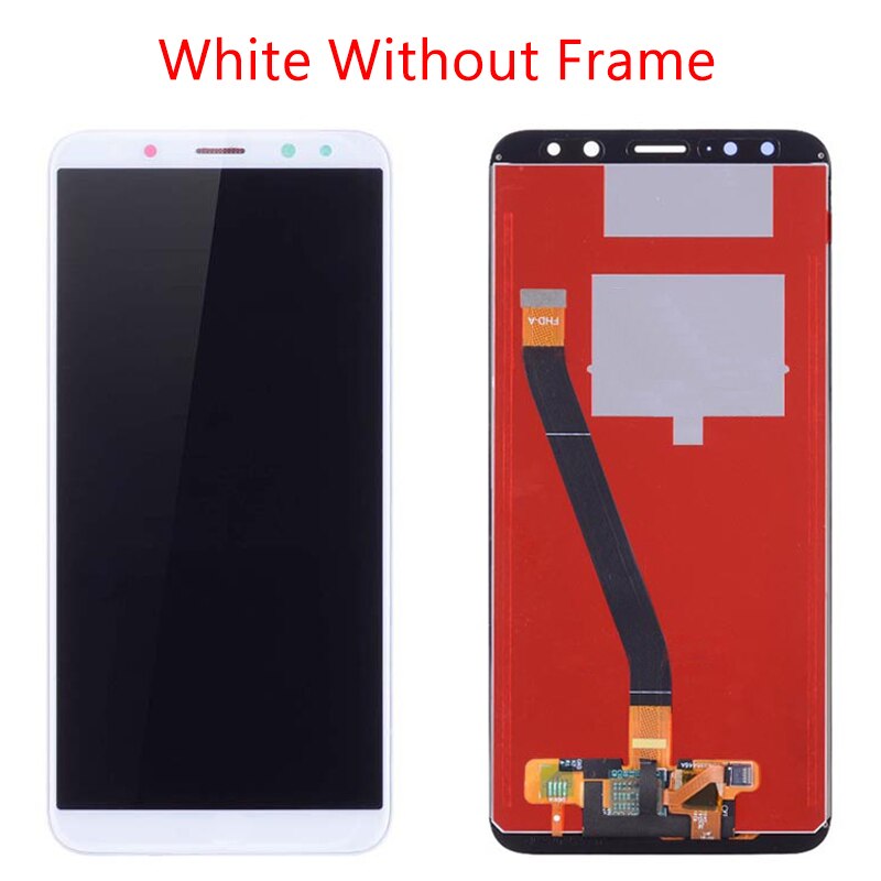 Original 5,9 "Für Huawei Mate 10 Lite RNE L01 L02 L03 L21 LCD Display Touchscreen Digitizer Montage Mit rahmen Ersatz: White No Frame