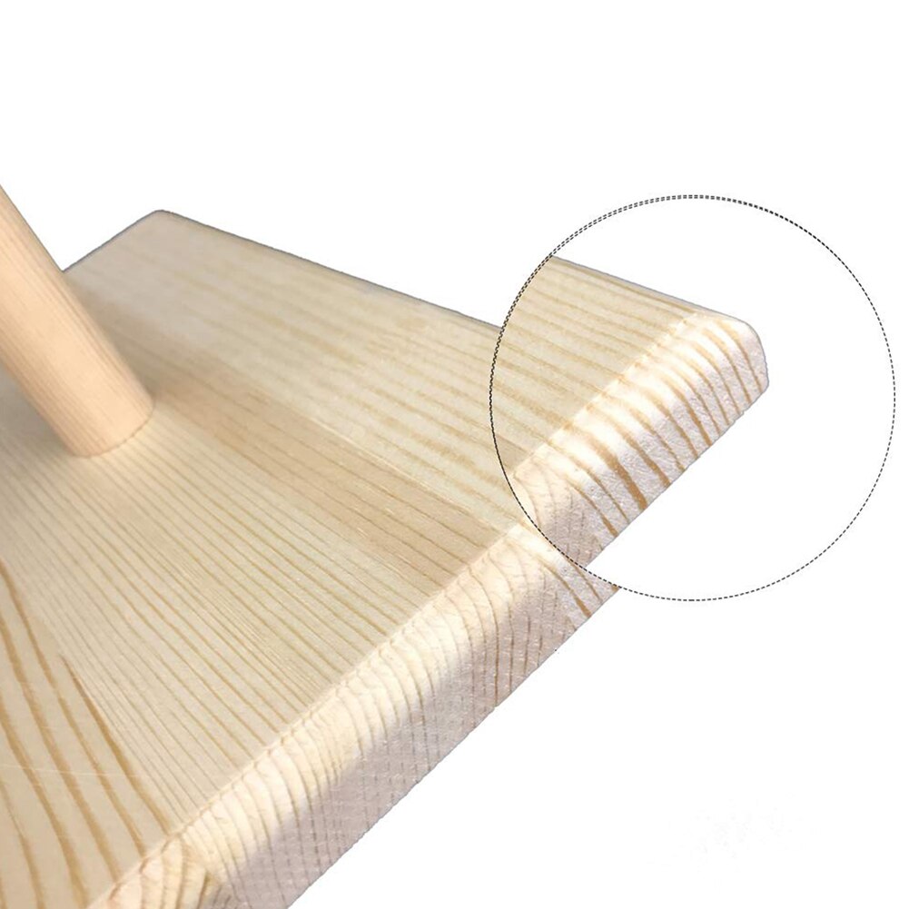 40 # portátil pájaro de madera loro entrenamiento Spin soporte de percha patio plataforma juguete de entrenamiento soporte para pájaros