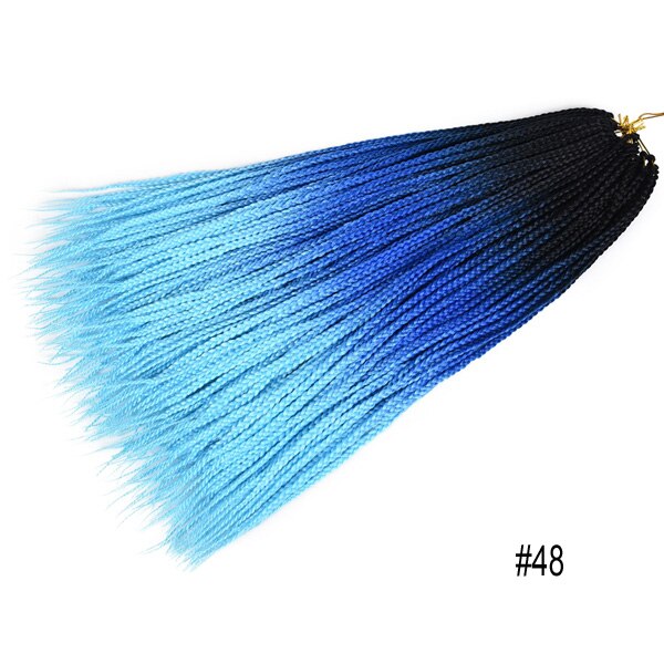 Tresses synthétiques au Crochet ombré 22 brins, tresses longues arc-en-ciel pour tresses africaines: T4/27/30