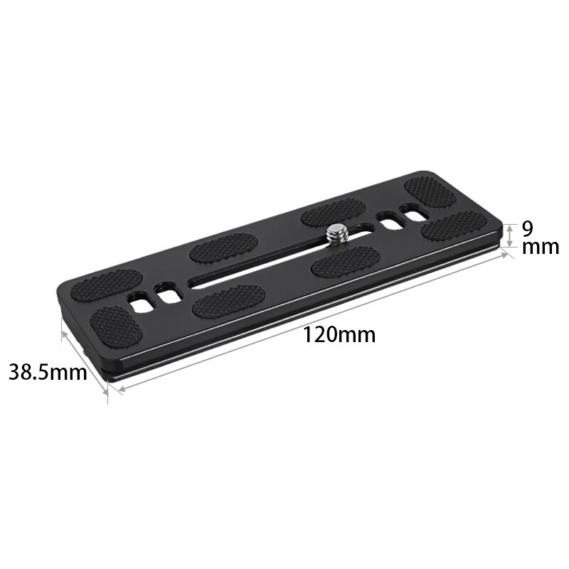 Statyw kamery płyta szybkiego uwalniania z 1/4 gwint aparat płyta montażowa nadaje się do lustrzanka arca Swiss z głowicą kulową statyw: pu120x38.5mm
