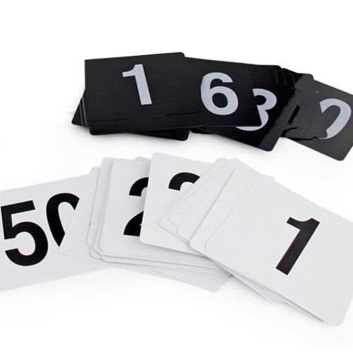 1 25 Tafel Nummer Plastic Kaarten Bruiloft Accessoires decoratie Digitale Kaart zitplaatsen kaarten 25 Stks/partij