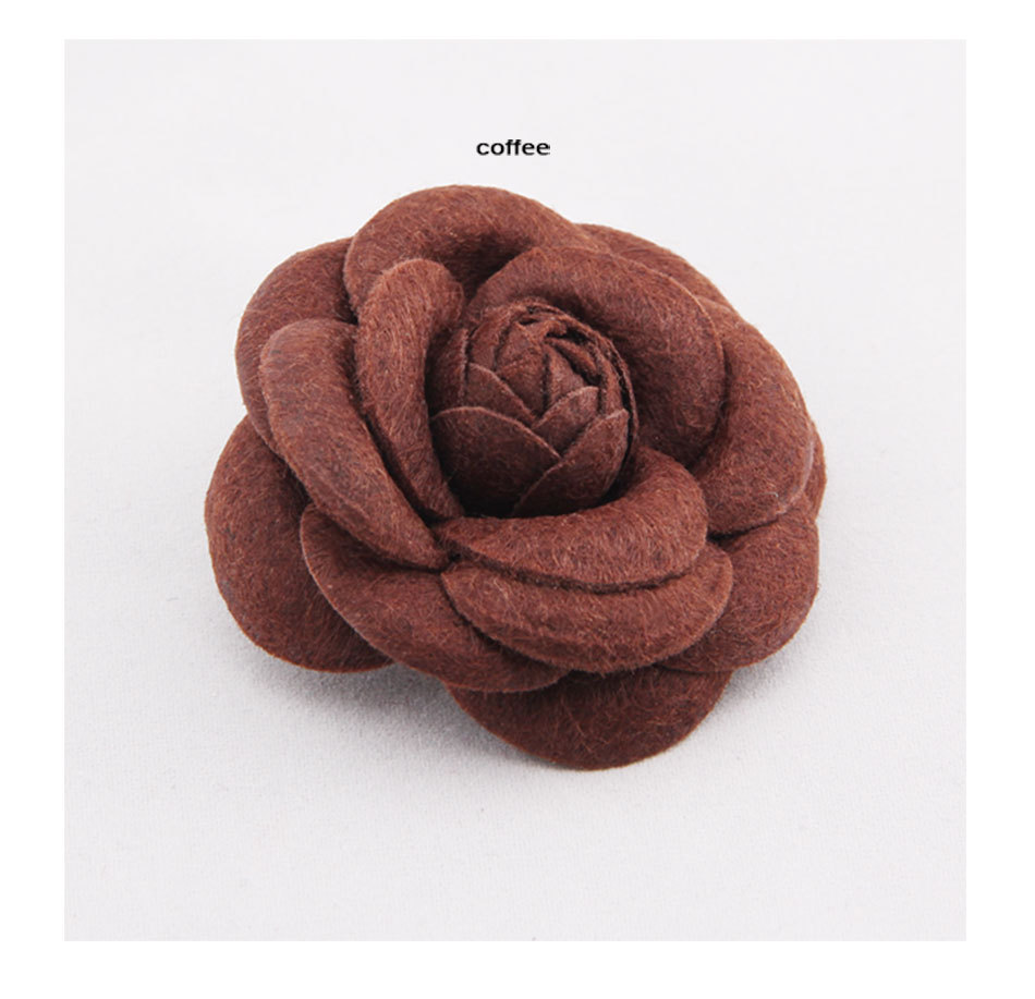 Broche pequeño de ramillete de de alta gama para hombres y mujeres, bufanda de seda de tela, hebilla, Pin, accesorios de ropa H1284: Bañado en rodio de imitación
