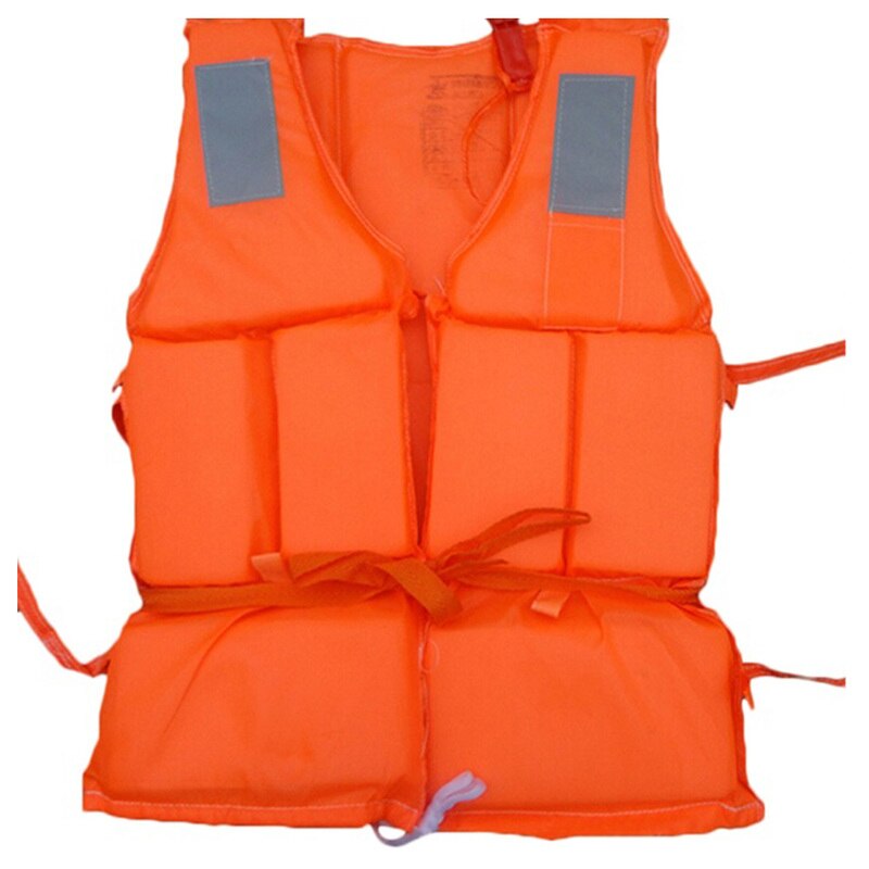 Lightweight Adult Life Vest Nylon Foam Adjustable Swimming Life Jacket with Whistle Water Safety Products Drift Sports Supplies