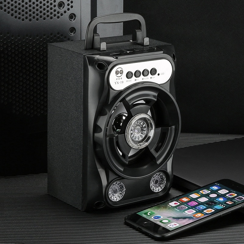 Bluetooth Speaker Portable Wireless Stereo Subwoofer Heavy Bass Speakers Sound Box With Mic Support FM Radio TF AUX USB