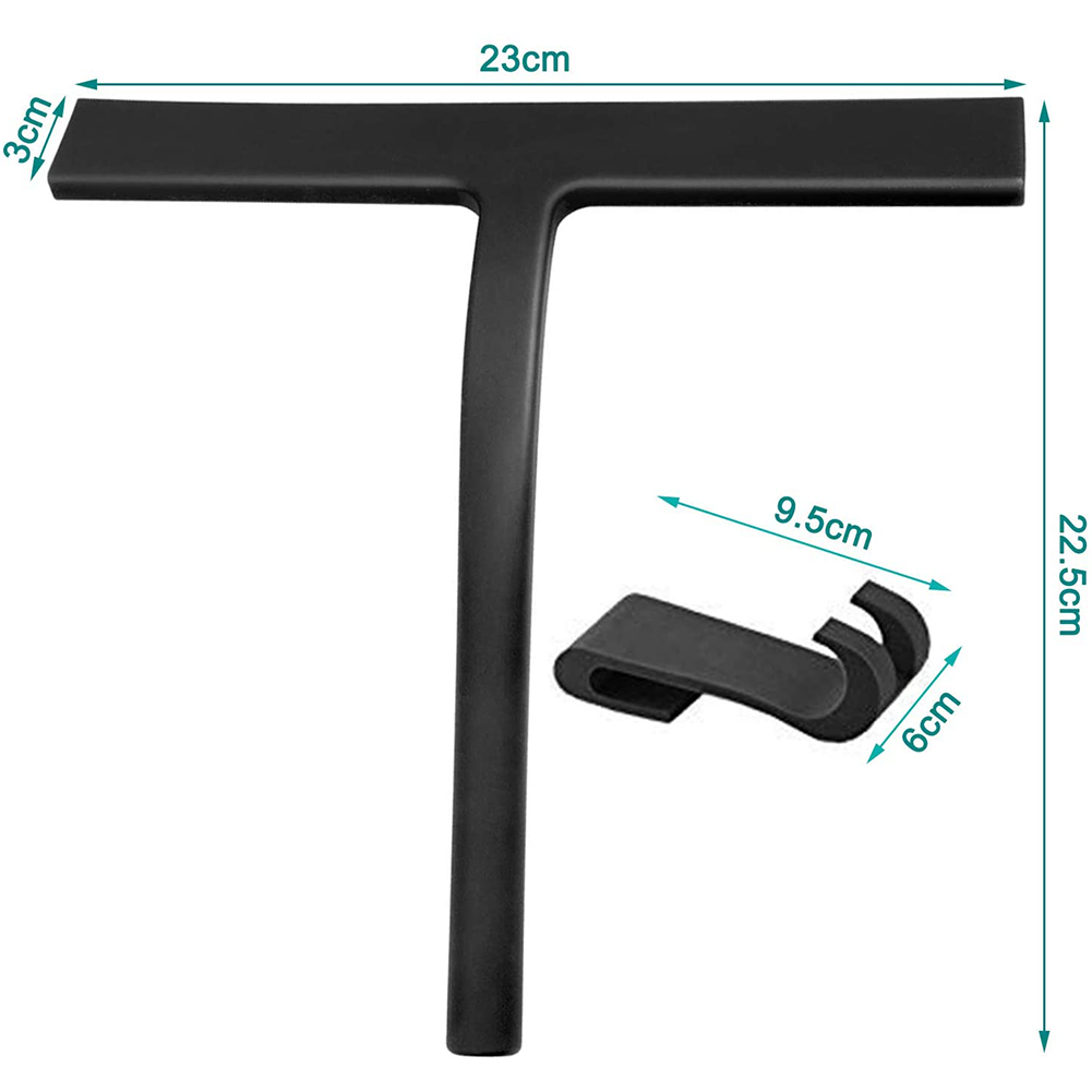 Glass Wiper Scraper Mirror Cleaner Intdoor Kitchen Supplies Stainless Steel Bathroom Accessories Shower Wiper Squeegee