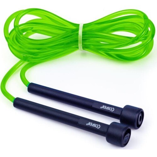 Cosfer CSF-LS3115-Y Transparent Jump Rope-Green
