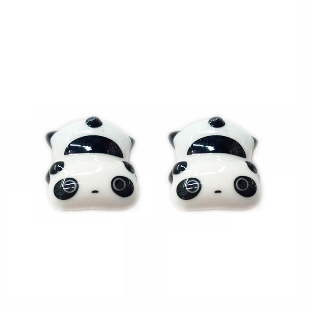 2 stk sød panda spisepinde stativ keramik porcelæn ske gaffel spisepinde holder køkken spisestue indretning: Default Title