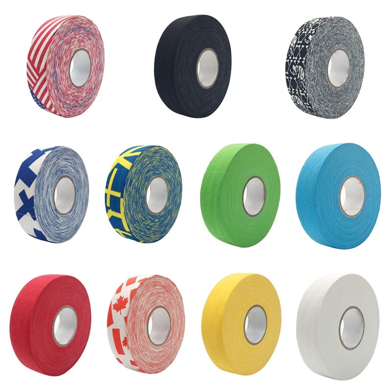 2.5cm x 25m hockey tape sport sikkerhed fodbold volleyball basketball knæpuder anti-slip hockey stick tape albue golf tape