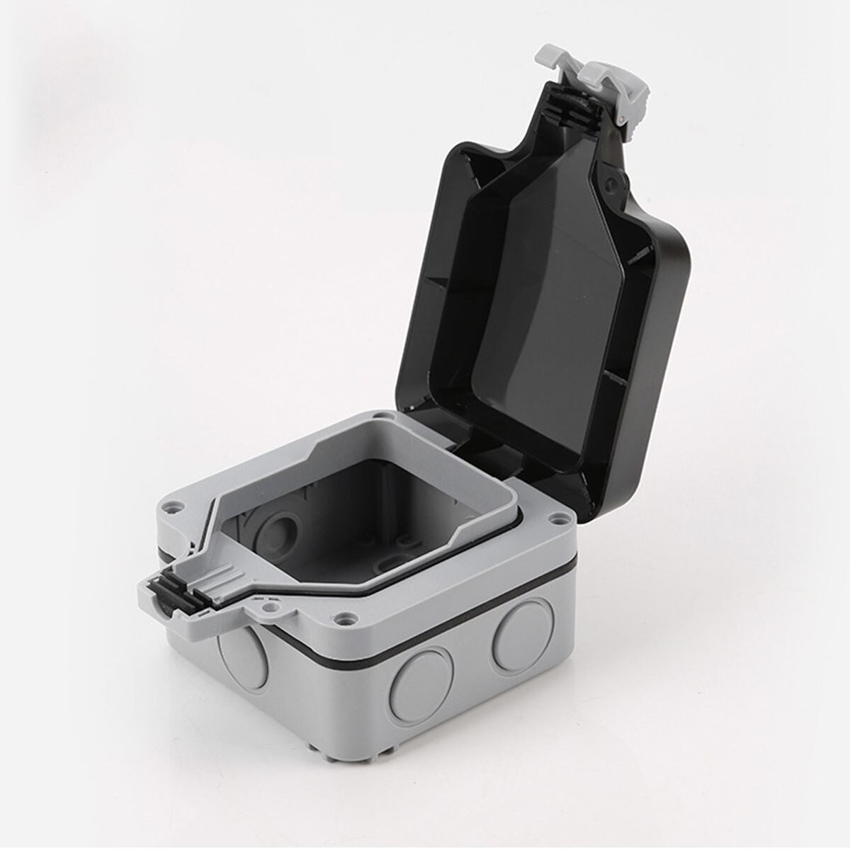 Single/Double Wall Socket Waterproof Box Plate Panel Switch Protection Cover IP66 Weatherproof Waterproof Outside Use: Single