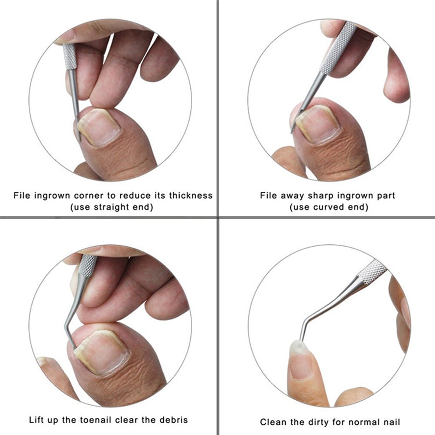 Long Handle Nail Clippers 2PC Scissors Nail Clippers Toenail Toe Ergonomic Care Pedicure Cutter Nails Tool 0418#30