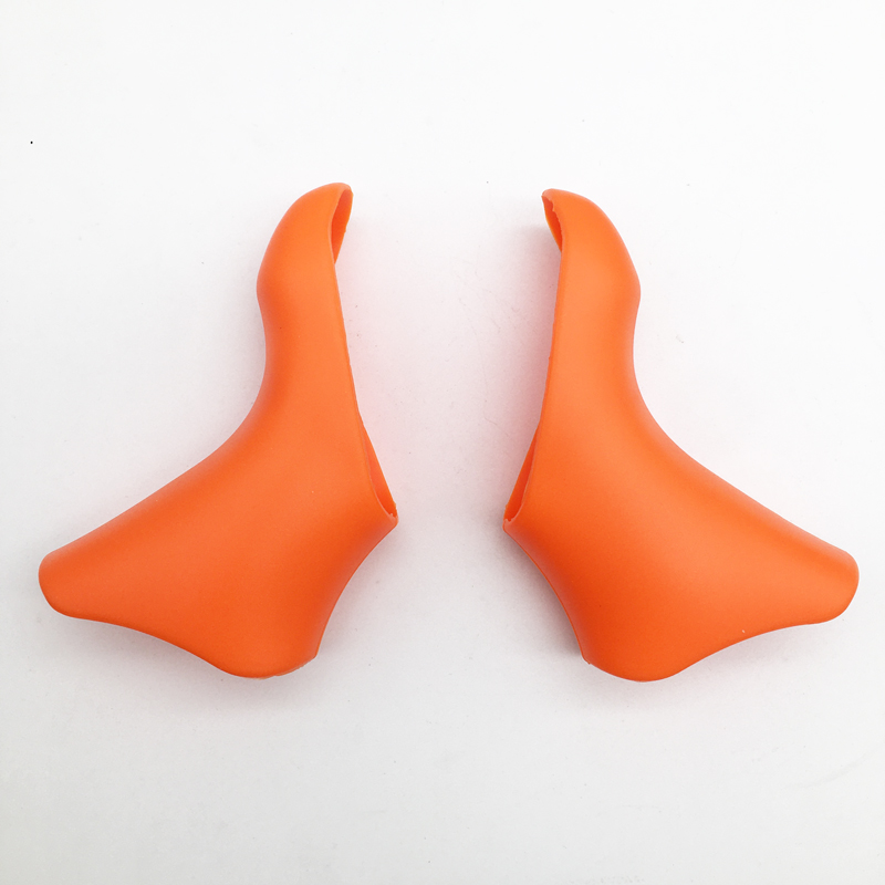 Halterungshauben für Shimano 105 Ultegra ST-6600 ST-6603 ST-5600 5601 5603 6601 Schalthebelabdeckungsset STI Hebelhaube für 6600 Schalthebel: Orange