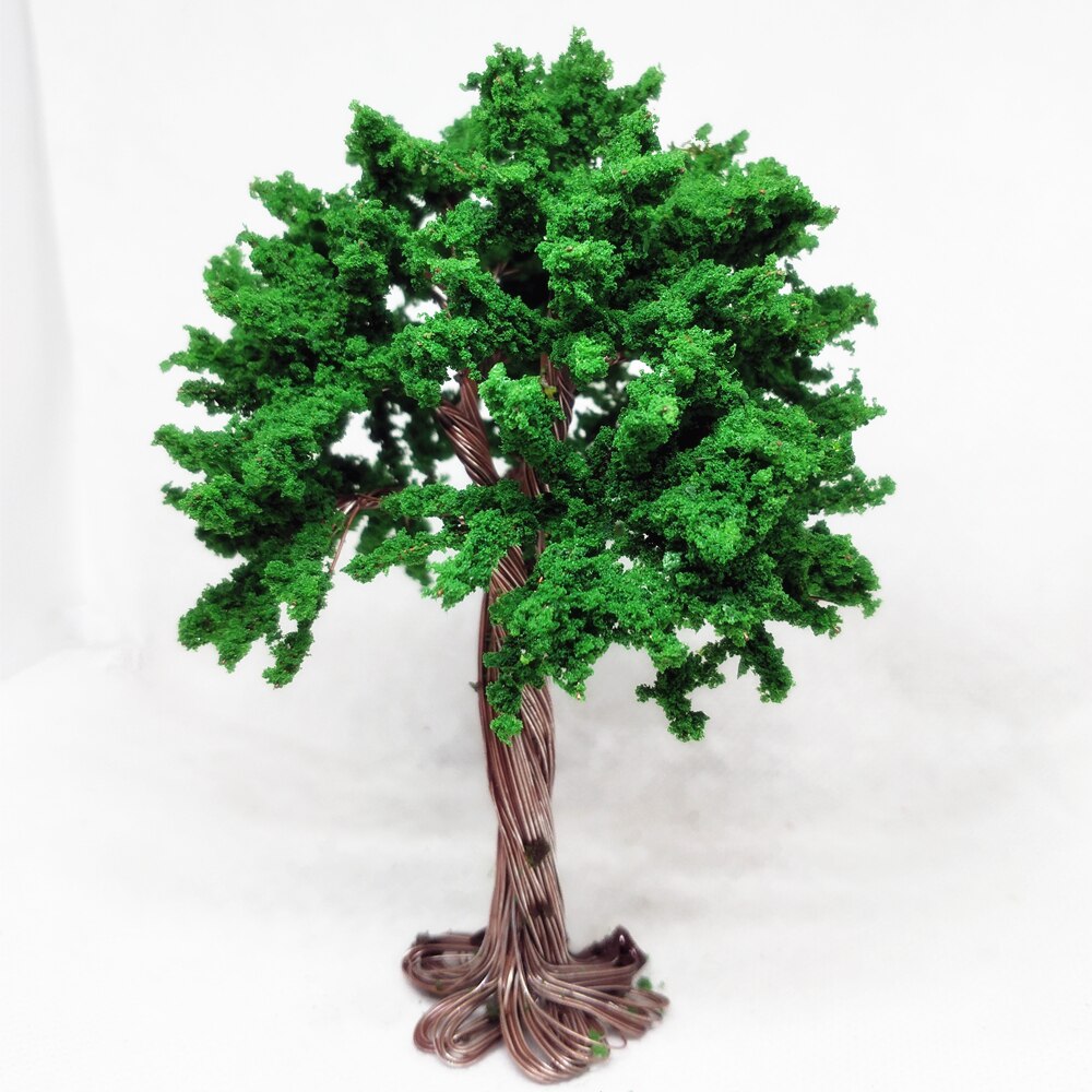 model tre building sand table model tree micro scene hand made DIY materials road street trees in park n scale model trains