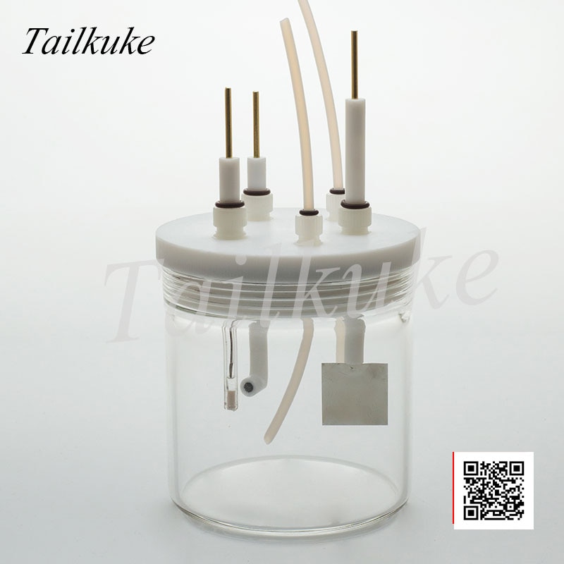 C001 Sealed Electrolyzer / Straight Five Sealed Electrolytic Cell / Three Electrode System Common Electrolysis Cell