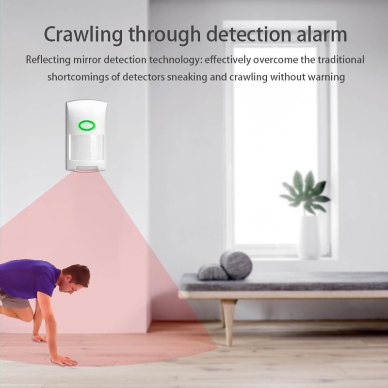 Smart Motion PIR Infrared Detector Sensor WIFI Movement Sensor Wireless Home Security Alarm System With Tuya Smart Life APP