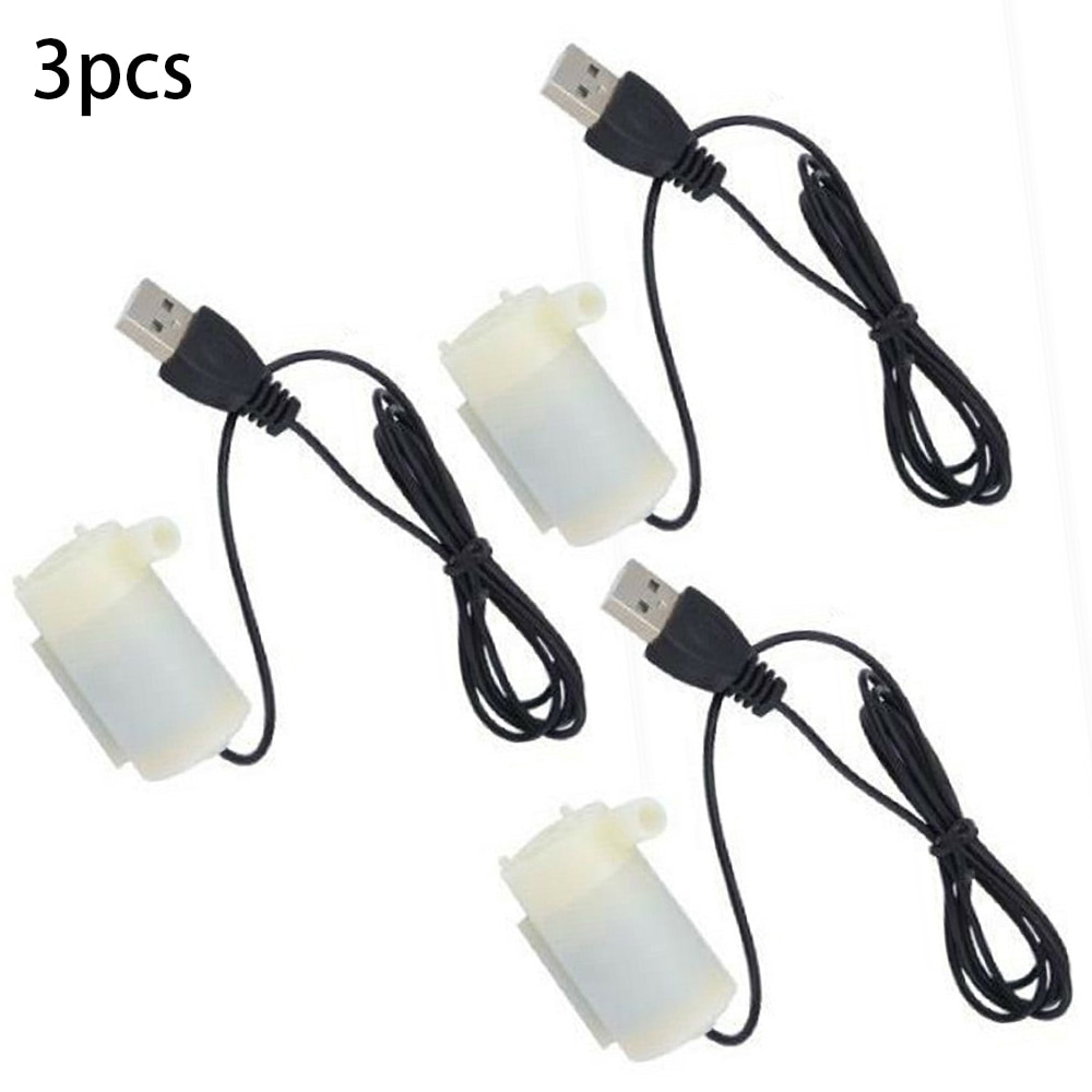 5V USB Cable Submersible Pump Brushless Water Pump Underwater Well Pump Garden Irrigation Mini Fountains