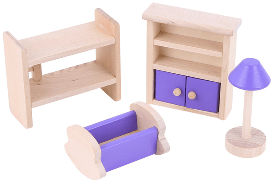 Mini små møbler legehus pædagogisk legetøj gør-det-selv små møbler karakter legehus møbler møbler blandet-: Mellem lille møbel spædbarn