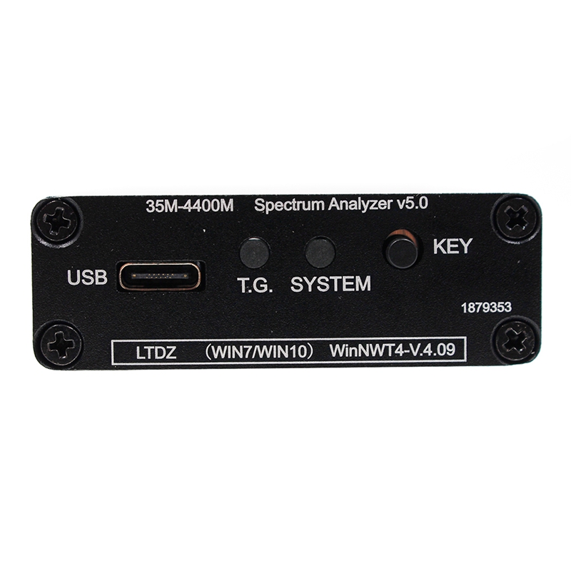 Spectrum Analyzer USB 35-4400M Signal Track Source Module RF Frequency Domain Analysis Tool with Shell