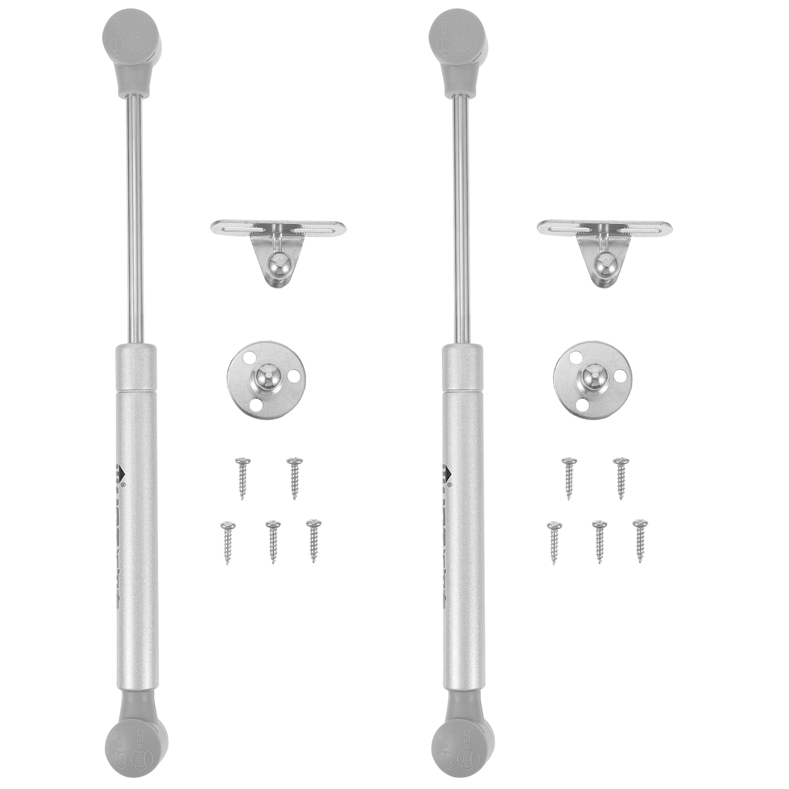 2 Pcs Hydraulic Support Rod Spring Strut Lift Hinge Hinges for Kitchen Cabinets Doors