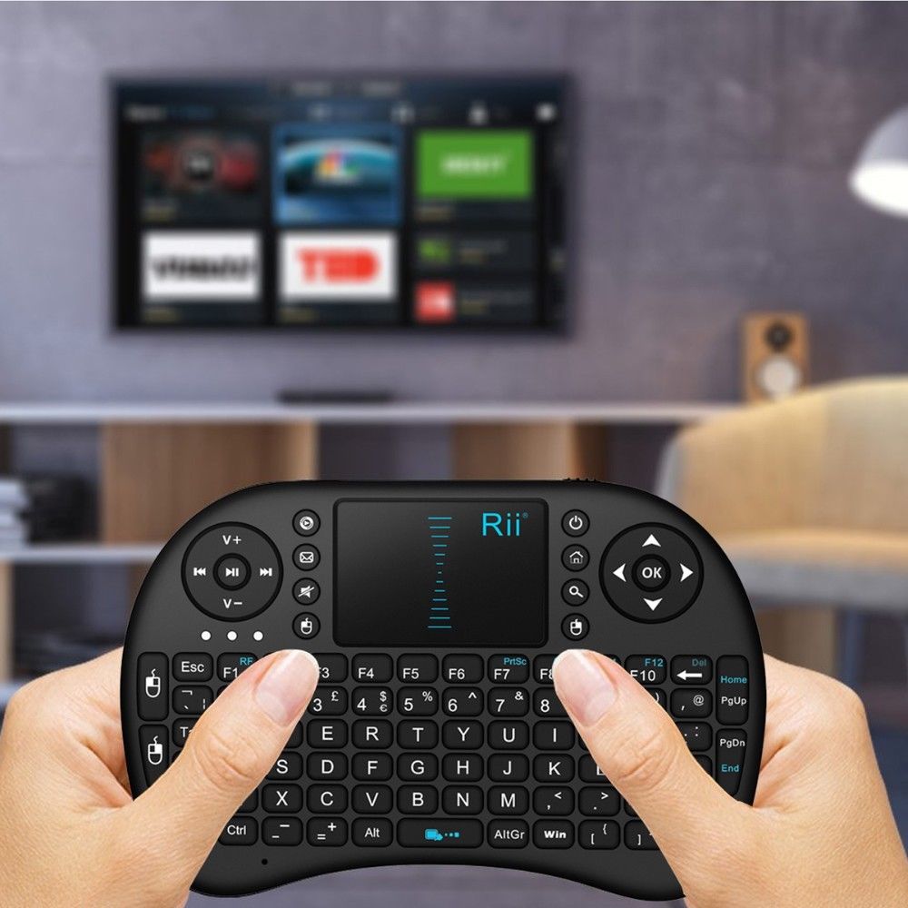i8 Mini Keyboard 2.4GHz Wireless Air Mouse android TV Control With Touchpad Handheld Work With Android TV BOX Remote Mini PC