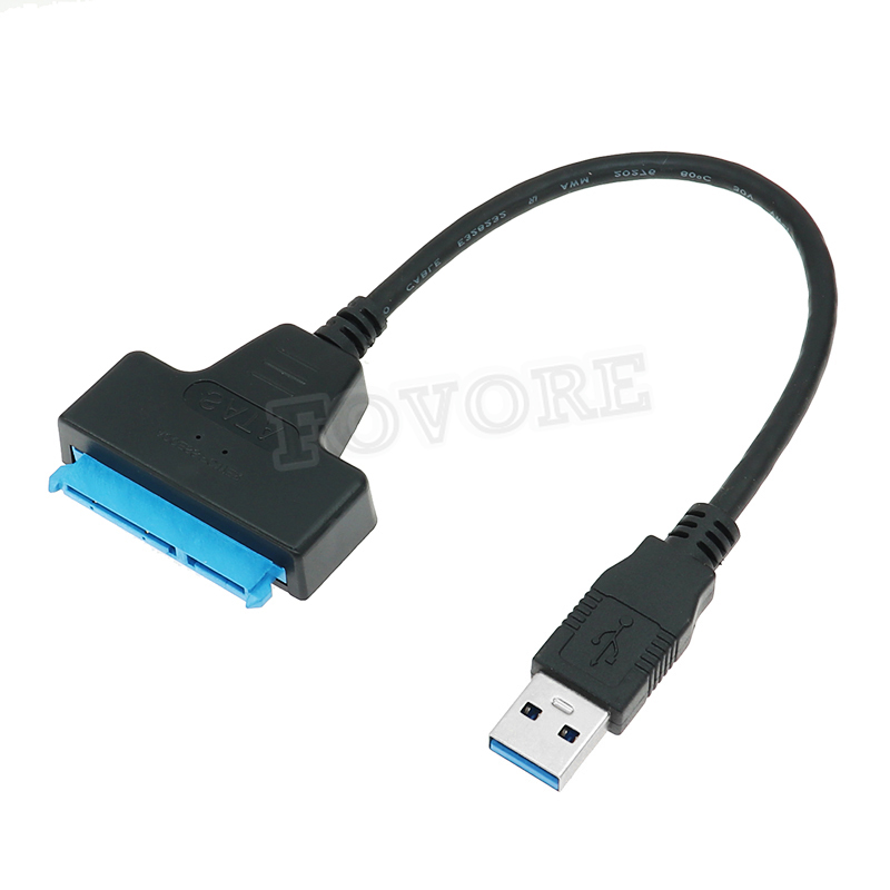 Cable USB SATA para disco duro externo, adaptador de 2,5 pulgadas, 2,5 pulgadas, 22 Pines, SATA III, HDD, SSD a USB 3,0, 3 cables, USB3, SATA3