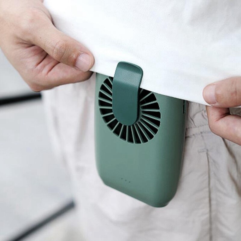 Usb-zakventilator, stille kleine, draagbare handventilator, luchtreiniging, draagbare mini-ventilator, oplaadbaar usb-ventilator