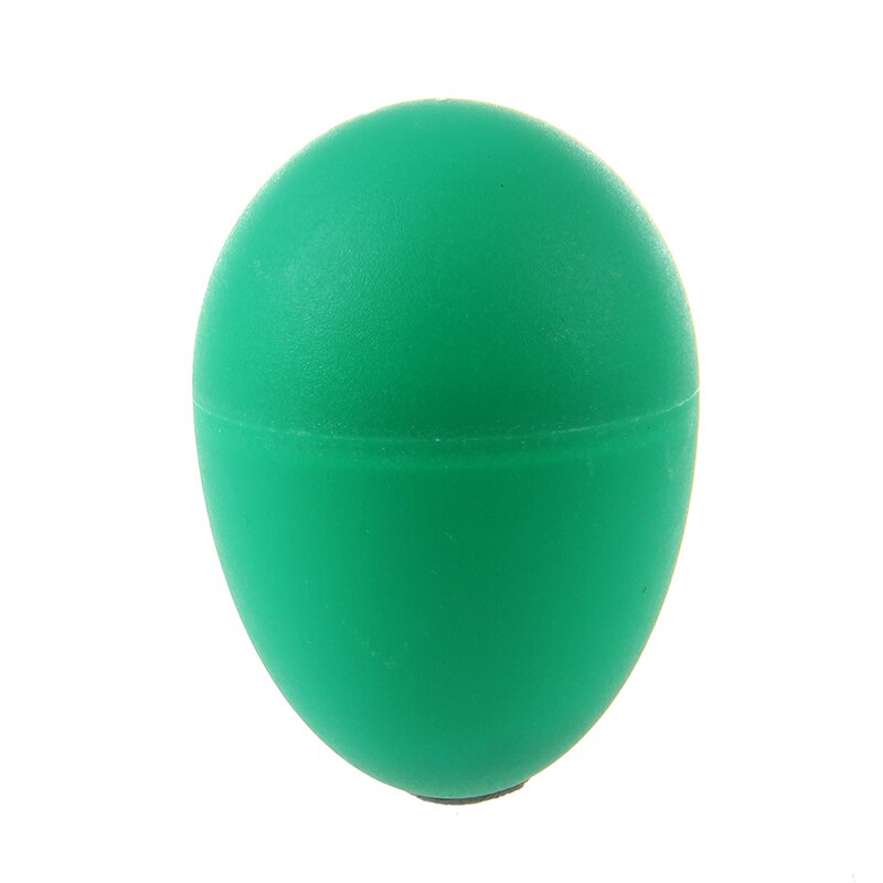 2 Plastic Green Egg Maraca Rattles Shaker Percussion Kid Musical Toy