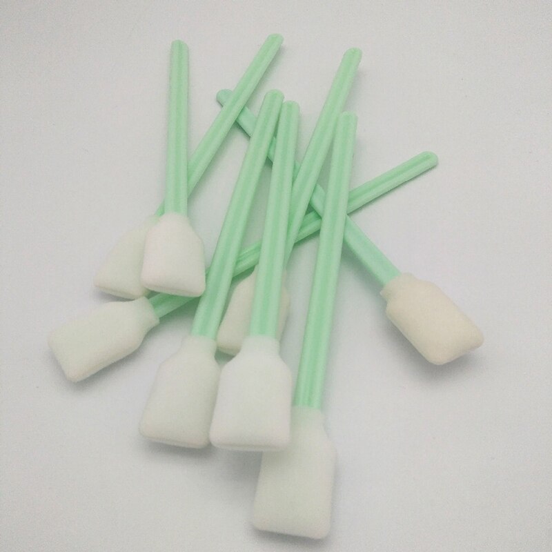 100Pcs Cleaning Swabs Sponge Stick for Roland/Mimaki/Mutoh Eco Solvent Printer Cleaning Swabs