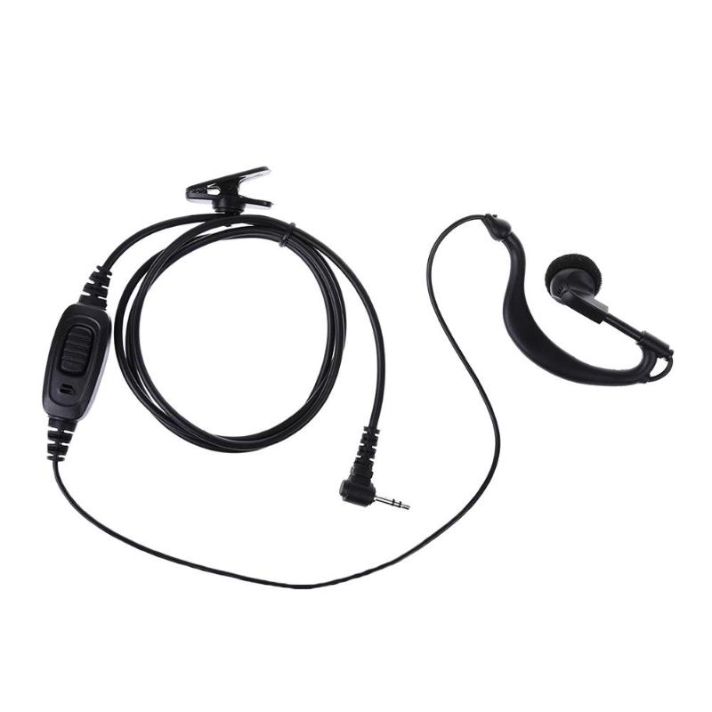 Alloet G shapecasque 1pin 2.5mm Jack PTT micro écouteur pour Motorola T6200 TKLR T3 T6 TLKR T7 TLKR T8 Radio pour talkie-walkie