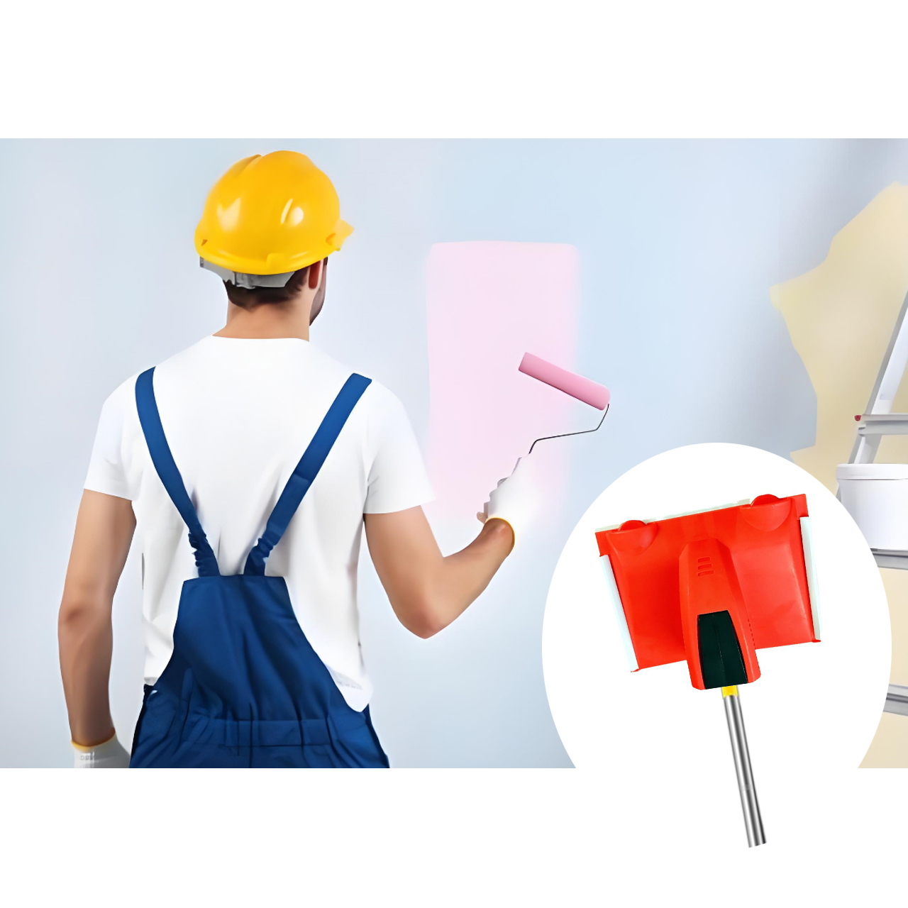 Penselen voor muren Trim Painting Tool Trim Brush Muurverfborstels Kleurscheider Rand Kwast Latex Verf Edger