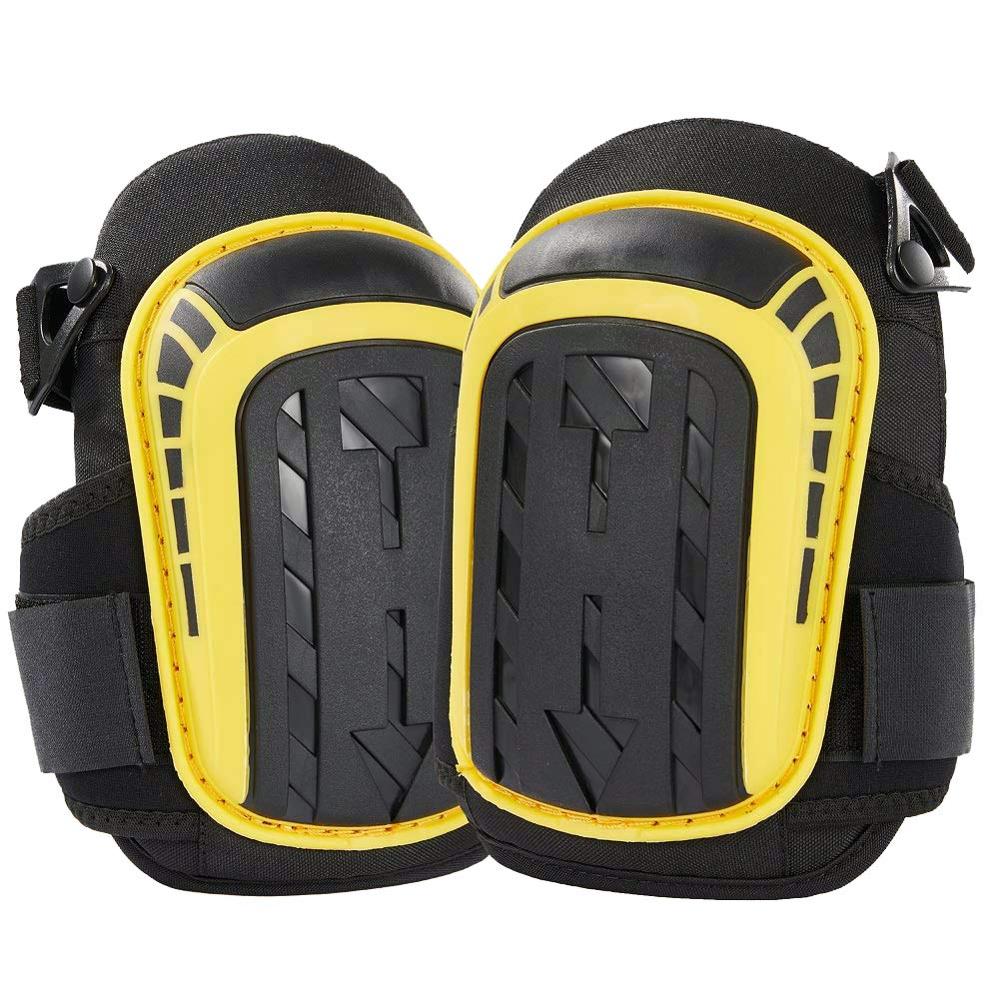 Gel Knee Pads for Work-Heavy Duty EVA Foam Padding with Adjustable Straps Knee Protecter for Construction, Flooring, Gardening