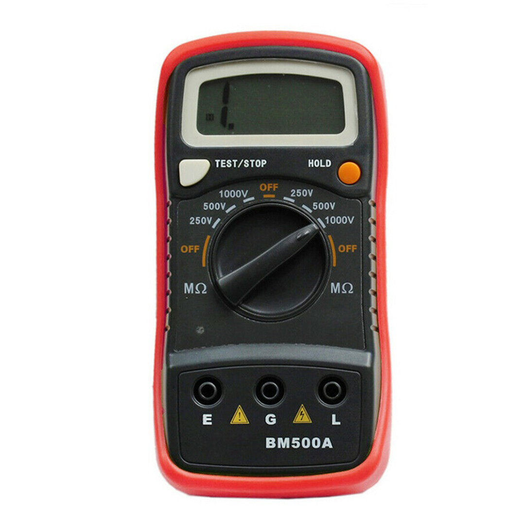 BM500A Handheld Resistance Tester 1999M Digital Insulation Resistance Tester 1000V Auto Range Insulation Meter Megohmmeter