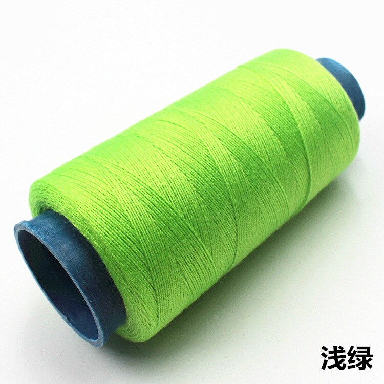 20s/3 Polyester Three Thick Sewing Thread Jeans Thread Hand Stitching Canvas Coarse Cloth Denim Thread Sewing Machine Thread: Light green