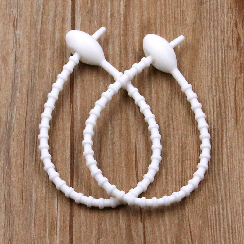 10 Teile/los 13 Farbe Silikon Wiederverwendbare Tasche Krawatten Twist Draht Befestigen Kabel Postleitzahl Krawatte Headset Daten Linie Universal- Magie
