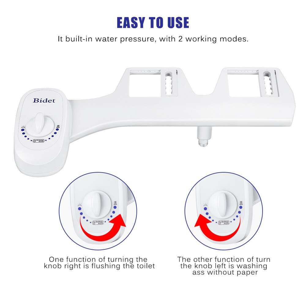 Wc Badkamer Bidet Kraan Eenvoudige Schoon Toilet Cover Bidet Sproeier Douche Bidet Wc Cover